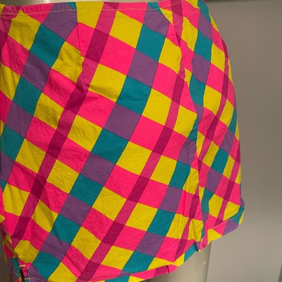 Vibrant Plaid Mini Skirt Sz. 7 Dillard’s - Picture 4 of 7